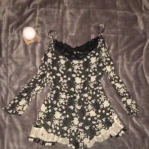 Long sleeve romper